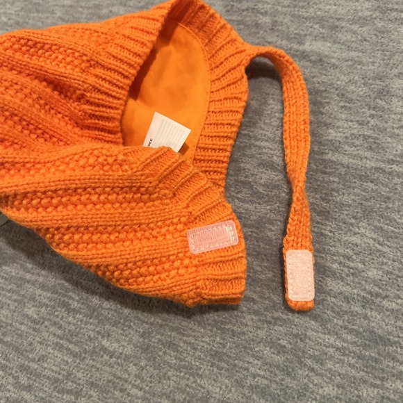 Cat & Jack Baby Halloween Pumpkin‎ Hat Stretch & Spider Web Hair Clips Bows New - Picture 9 of 13